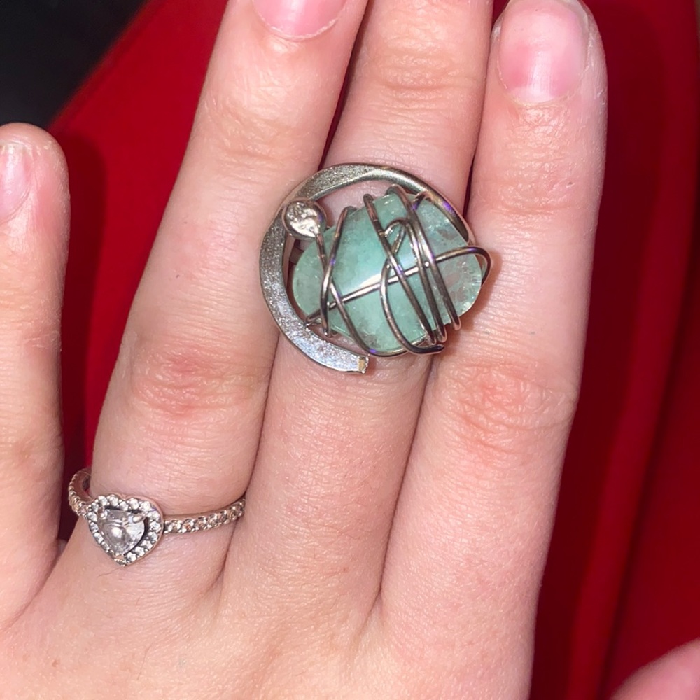 crystal wrapped ring